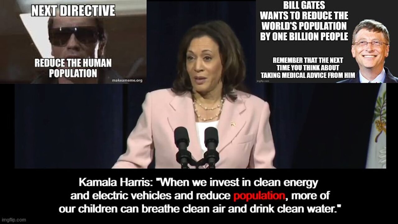 HERE IS A COMPILATION OF SO-CALLED ELITES 🌐 SAYING THEY WANT TO REDUCE THE POPULATION❗