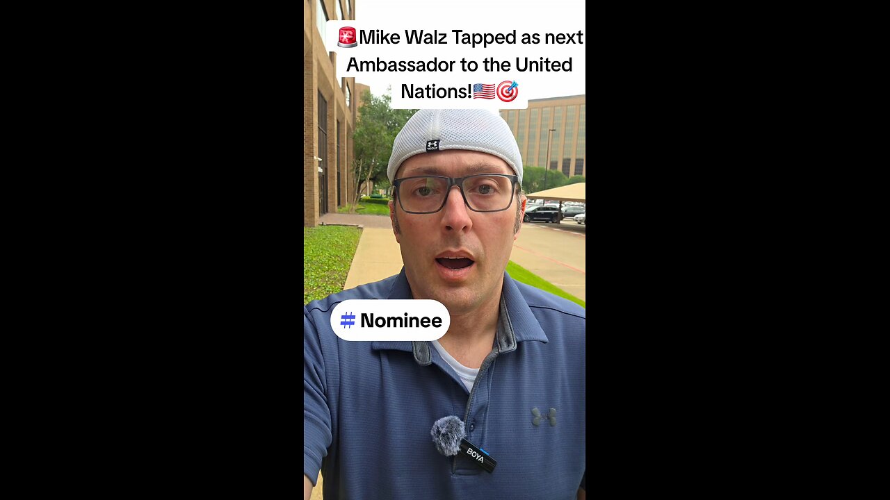 Mike Walz Tapped as Next Ambassador to the United Nations
