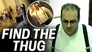 Please help us find the terrorist thug who threw a smoke bomb at a Christian pastor in Montreal!
