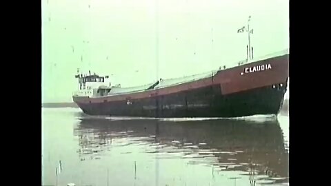 A river in winter 1975