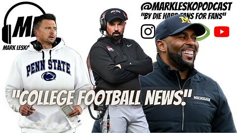 What's is going on with Pat Kraft and Penn State? Rivalry weekend #collegefootball