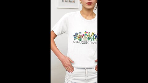 Grow Positive Thoughts Shirt For Sale On The South Dominion Gifts Etsy Shop