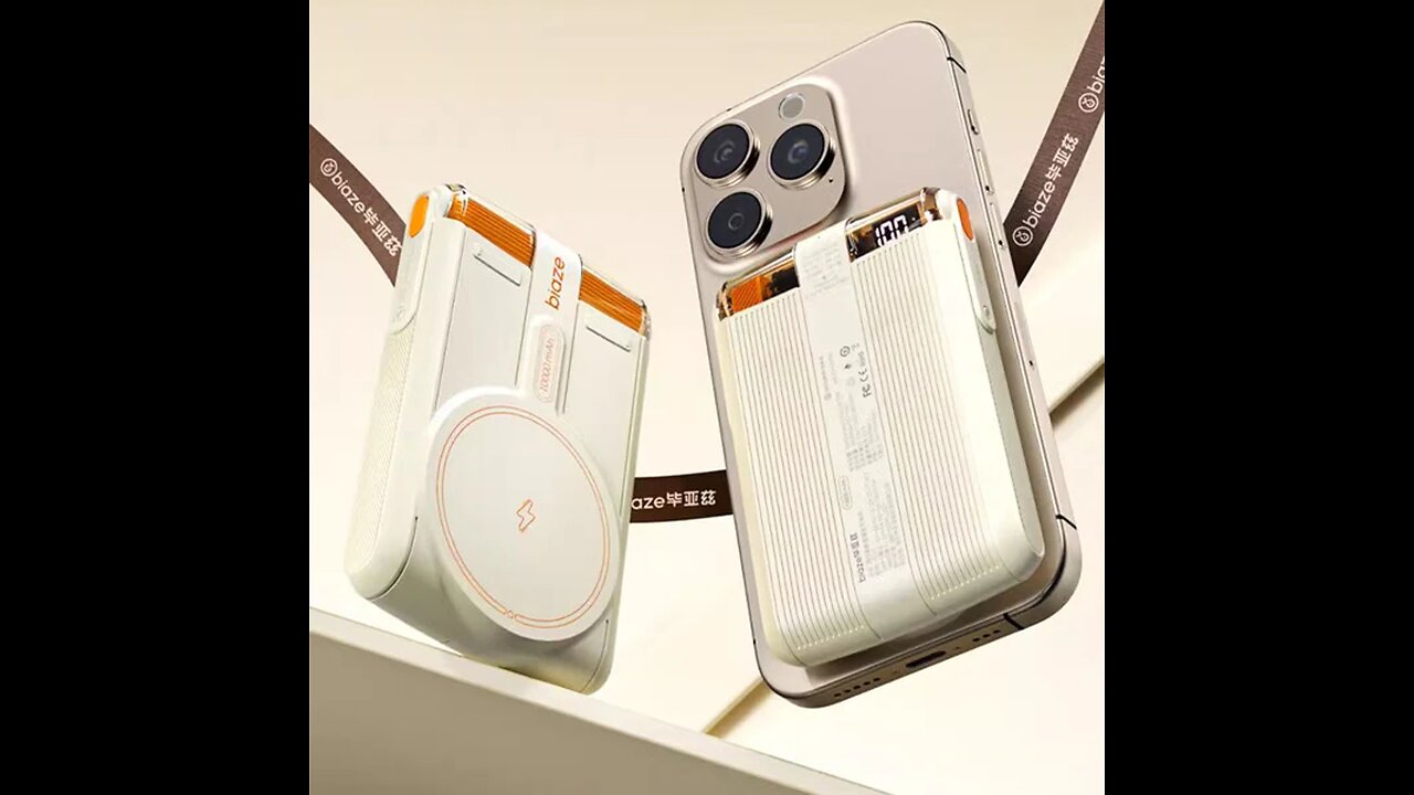 10000mAh Magnetic Wireless Power Bank