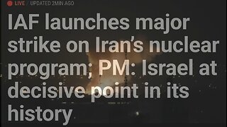 Israel Launches major strike on Iran’s and killed all nuclear scientist