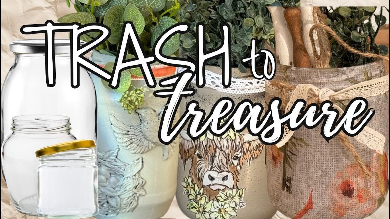 DIY Glass Jars in Home Decor!