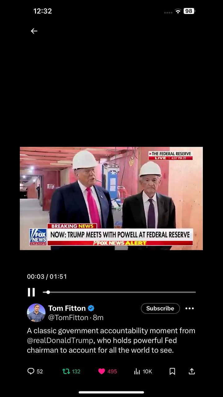 Trump meeting in Federal Reserve building 24/07/2025