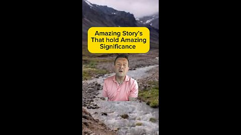 Amazing story with amazing significance