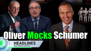 John Oliver Mocks Chuck Schumer for Mentioning Imaginary Couple Hundreds of Times