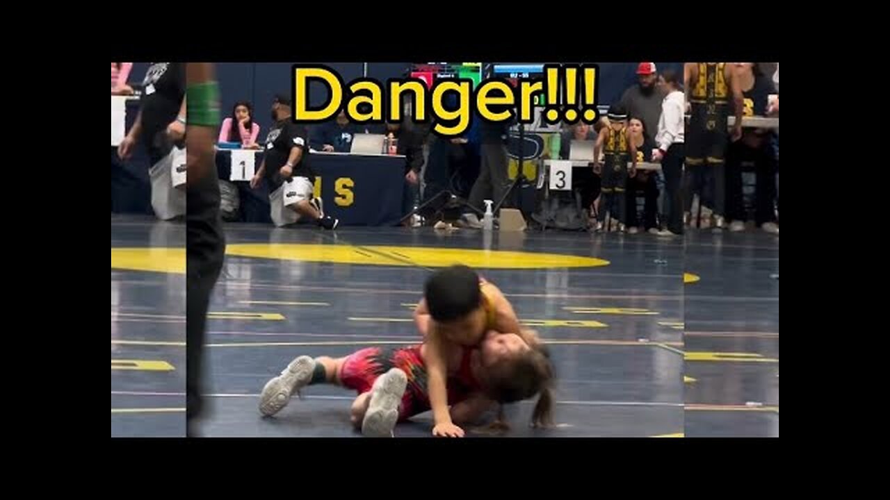 Unexpected Danger in Kids Wrestling Match | Shocking Moment Caught on Camera