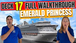 Emerald Princess Public Deck 17 | Tall Man's Cruise Adventures