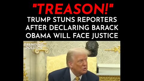 Barack Obama committed TREASON