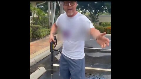 Karen harasses employee for not having a power washer license