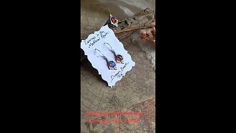 Medieval Realm Earrings and Ring! Created for a client in Arizona!