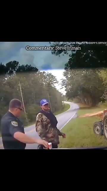 He tried to get away, but was stunned in his tracks.