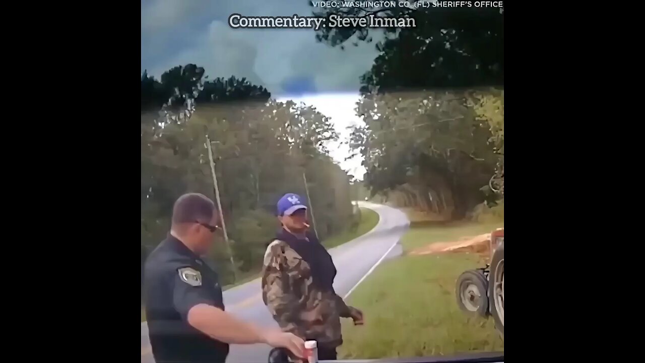 He tried to get away, but was stunned in his tracks.