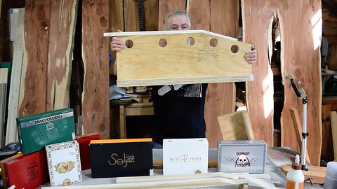 Scarf Joint Jigs and New Boxes Cigar Box Guitar