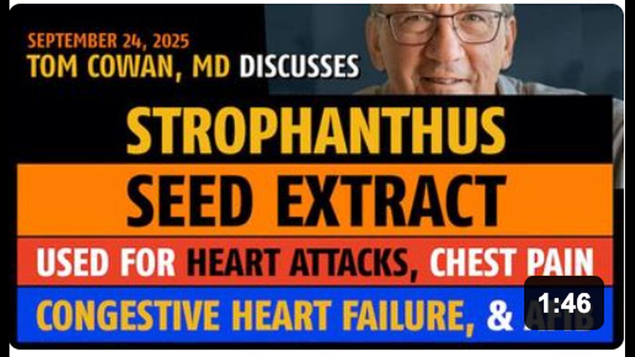 Strophanthus Seed Extract used for Heart Attacks, Chest Pain, Congestive Heart Failure and AFib