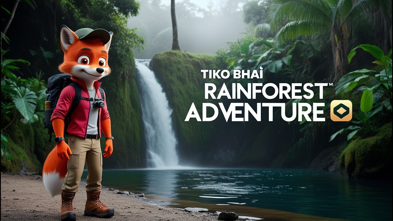 Rainforest Adventures with Tiko Bhai 🌿🦊 | Tropical Exploration & Hidden Wonders | Vlog 54