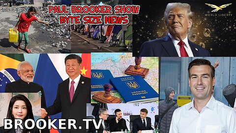 THE PAUL BROOKER SHOW BYTE SIZE NEWS WEDNESDAY 13TH AUGUST