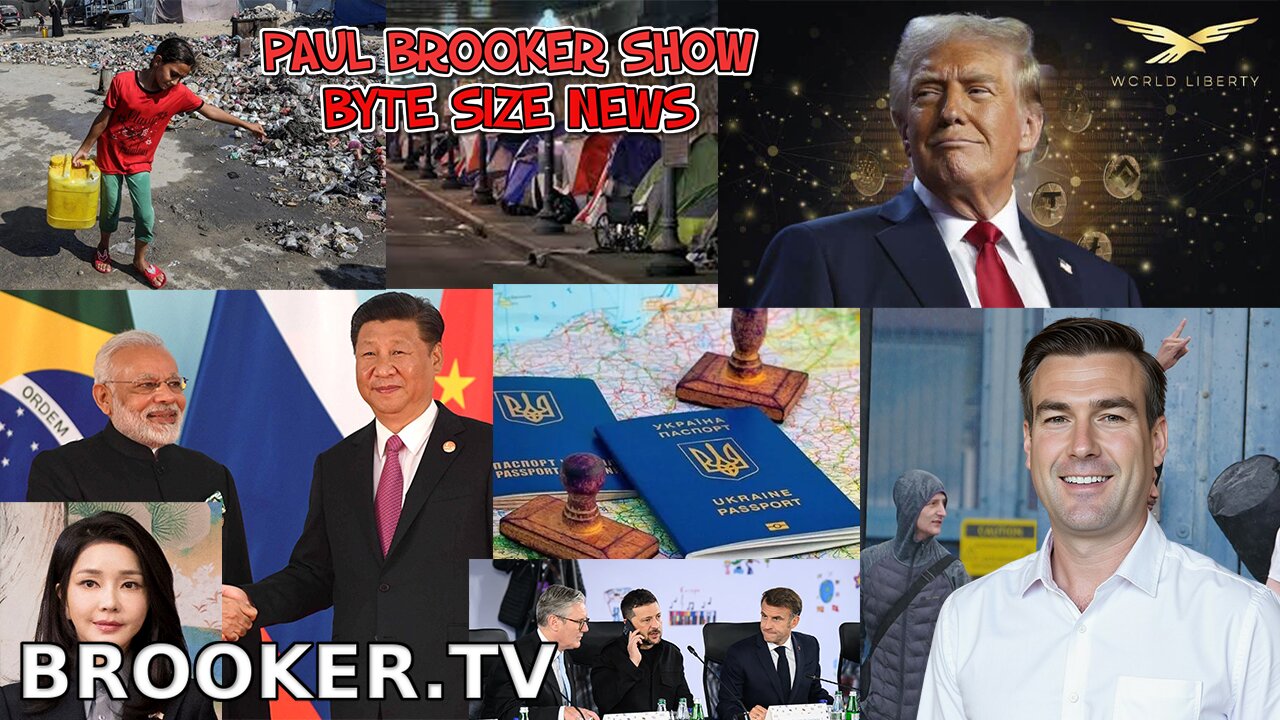 THE PAUL BROOKER SHOW BYTE SIZE NEWS WEDNESDAY 13TH AUGUST