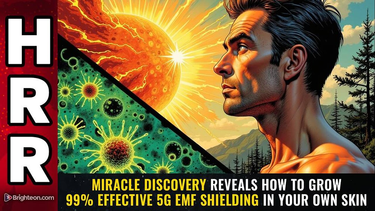 MIRACLE DISCOVERY reveals how to grow 99% effective 5G EMF shielding in your own skin