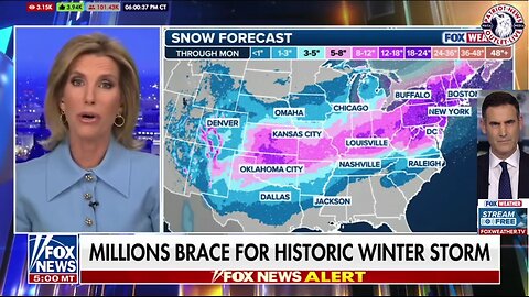 Millions Brace for Historic Storm 1/23 | Ingraham brings in PSYCHOTHERAPIST to Explain the Left