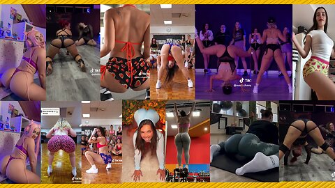 TWERK COMPILATION 90 - Big bank tiktok challenge ❤️‍ClipchampGirls 2025 