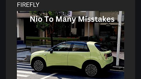 Nio To Many Misstakes Made #Nio