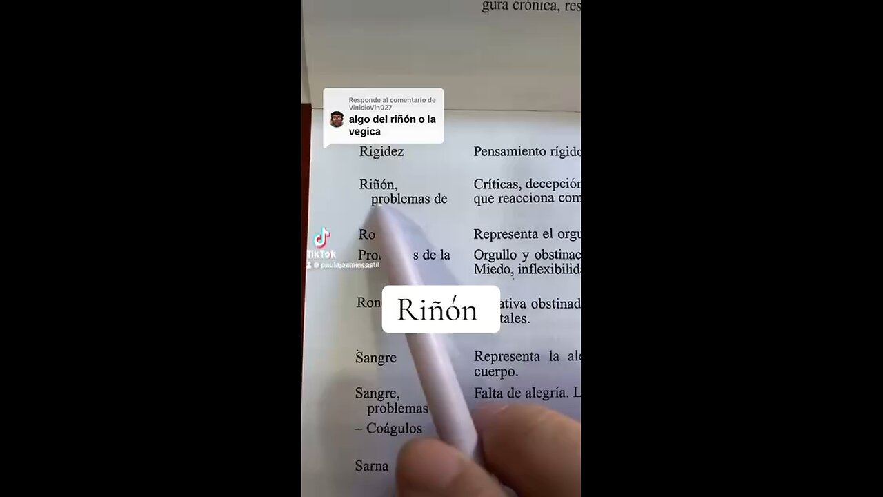 Biodecodificación Riñón