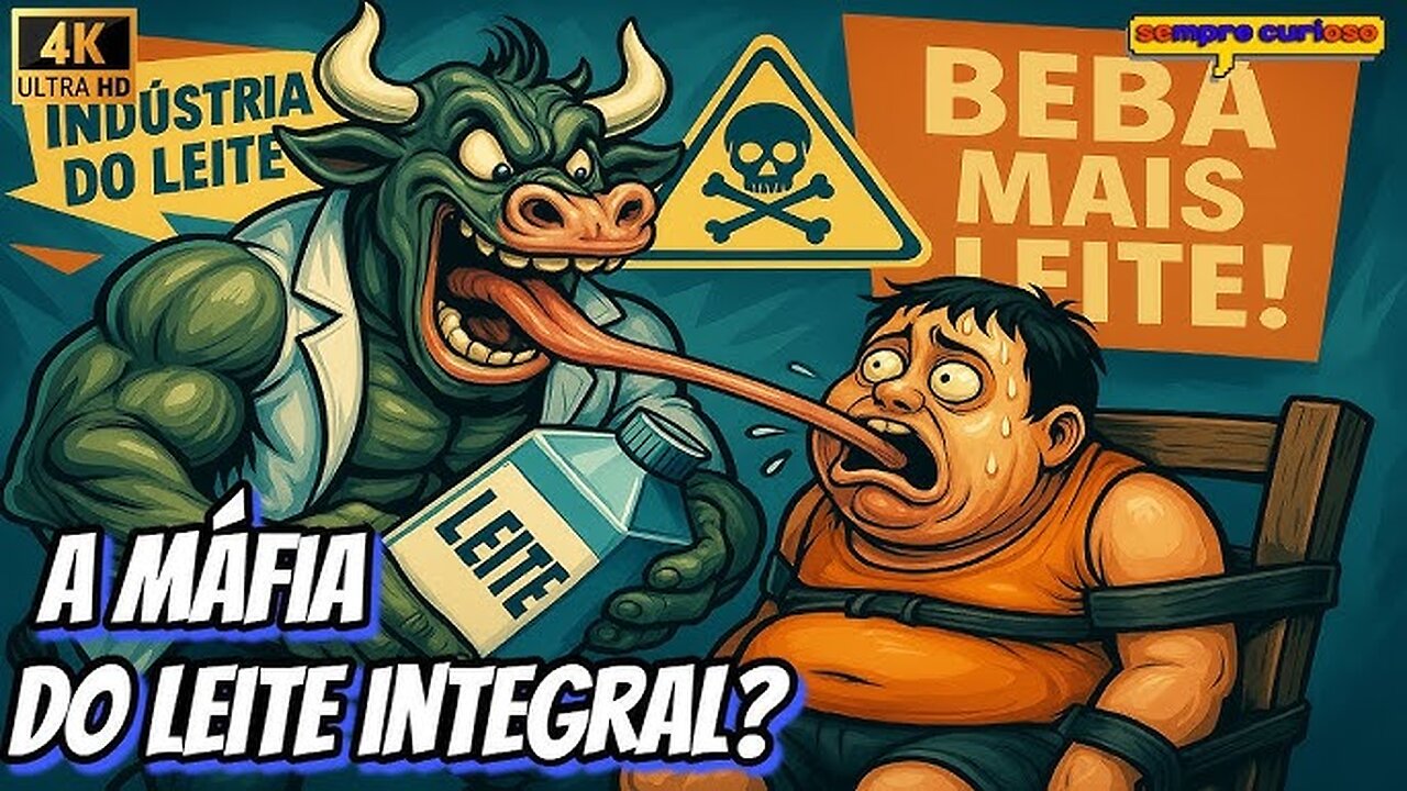 A INDÚSTRIA DO LEITE NÃO QUER QUE VOCÊ VEJA ISSO