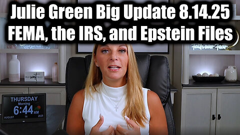 FEMA, the IRS. 8-14-25-AT-2PM-CST-20G-EST #TRUTH