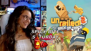 🌶️ 🥵Spicy BITE Saturday!! 🥵🌶️- Let's Play: Unrailed 2!