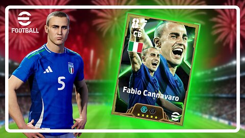 Fabio Cannavaro eFootball Card Review, Build & Gameplay | eFootball | Player Review