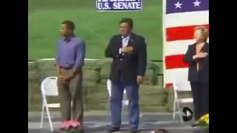 Have you ever seen a U.S. president refuse to put his hand by over his heart the National Anthem?