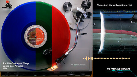 Paul McCartney & Wings ) Wings over America ) 1976 (3LP Red/Green/Blue Vinyl Limited Edition MPL/Capitol EU Czech Republic 2019)