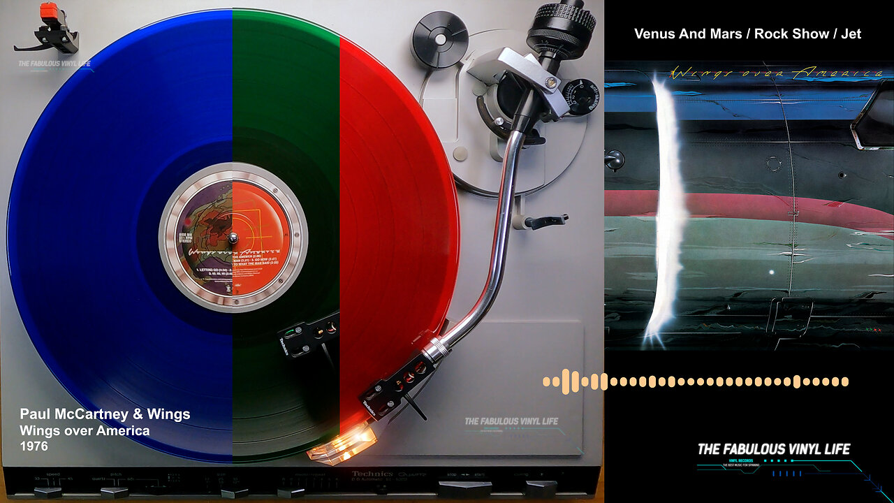 Paul McCartney & Wings ) Wings over America ) 1976 (3LP Red/Green/Blue Vinyl Limited Edition MPL/Capitol EU Czech Republic 2019)