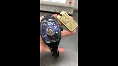 Franck Muller Curvex CX Grand Central Tourbillon Carbon Watch MVT FM CX 40T-CTR Reference CX 40 T