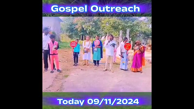 Gospel Outreach program in India 🇮🇳