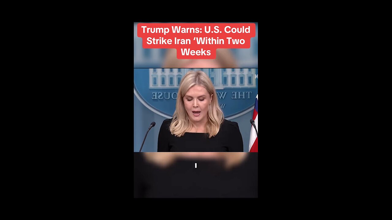 News! Trump says a decision on Iran could come within days. verge of another war?