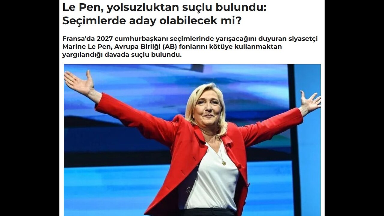 Rothschild'lerin Fransa Cumhurbaşkanlığı Üzerindeki Etkisi ve Marine Le Pen’in Ortadan Kaldırılması