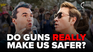 Charlie Kirk and Gay College Student Have Unexpected Talk on Gun Control 👀