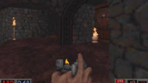Blood (Monolith 1997) Walkthrough - E3M8 : Catacombs