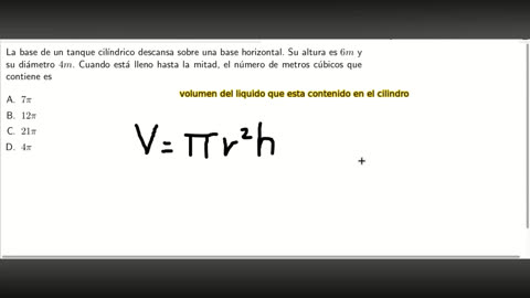Math question for the entrance exam, Volume