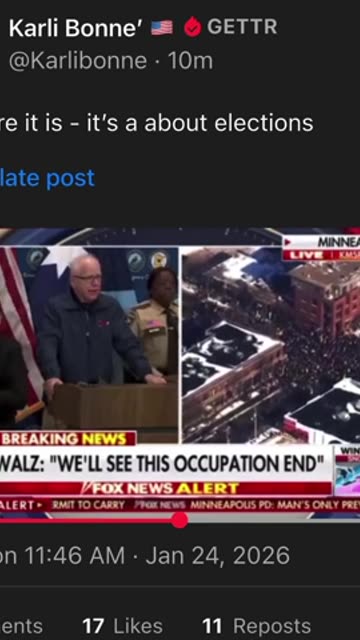 Waltz - It's Always Been About Elections...