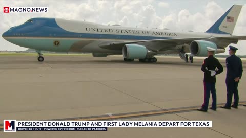 🇺🇸 President Trump & First Lady Melania Depart for Texas to Visit Victims of Deadly July 4 Floods [LIVE]