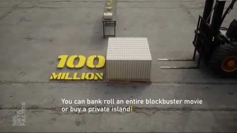 A visual dollar amount of a billion dollars and a trillion dollars 👀👀👀🤯🤯