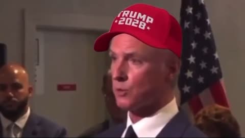 Trump posts Newsom Trump 2028 meme