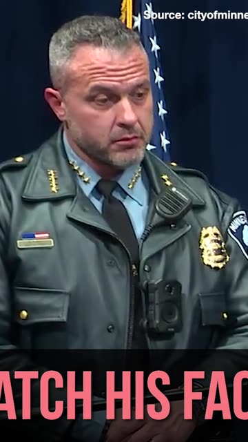 WATCH HIS FACE! Minneapolis Chief Reacts to Mayor Suggesting Police Fight ICE