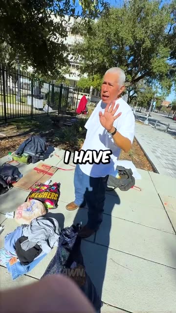 Gifting Homeless People