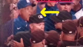 Benches clear during dodgers vs Padres
